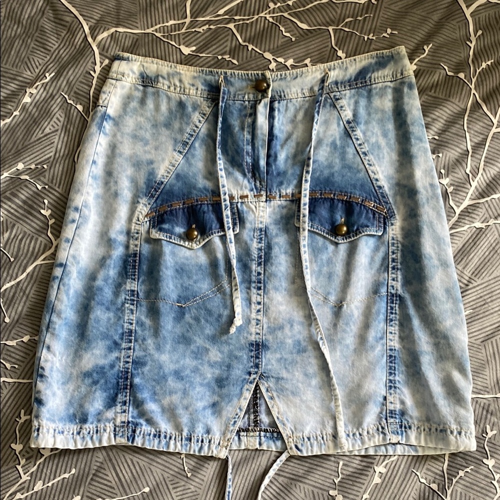 Tie Dye Mini Skirt